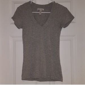 Grey V-Neck